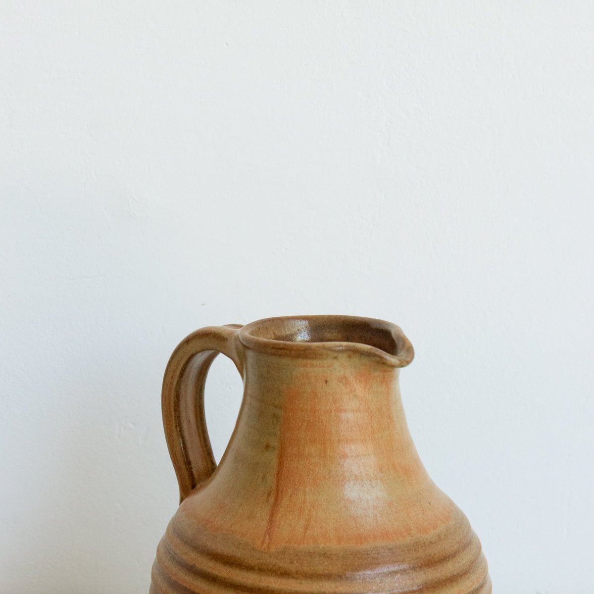 Hand Made Stoneware Pitcher | Fontgombault Abbey - elsie green - the french kitchen
