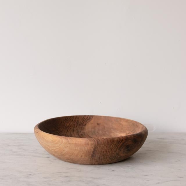Hand Made Walnut Bowl - elsie green - the french kitchen