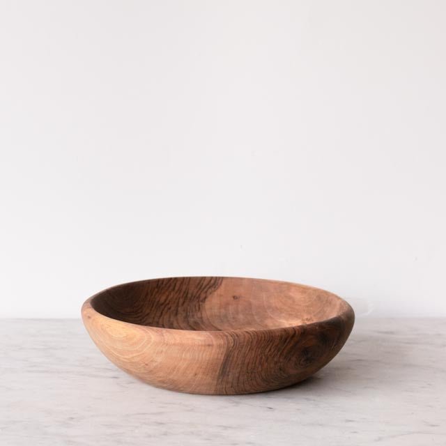 Hand Made Walnut Bowl - elsie green - the french kitchen