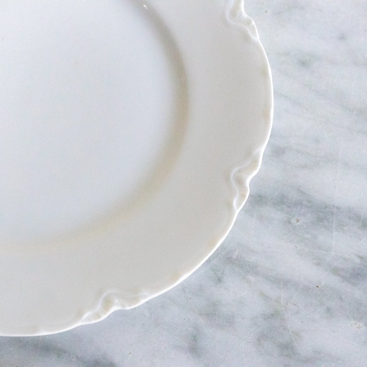 Haviland Porcelain Plate with Pair of Silver Spreaders - elsie green - the french kitchen