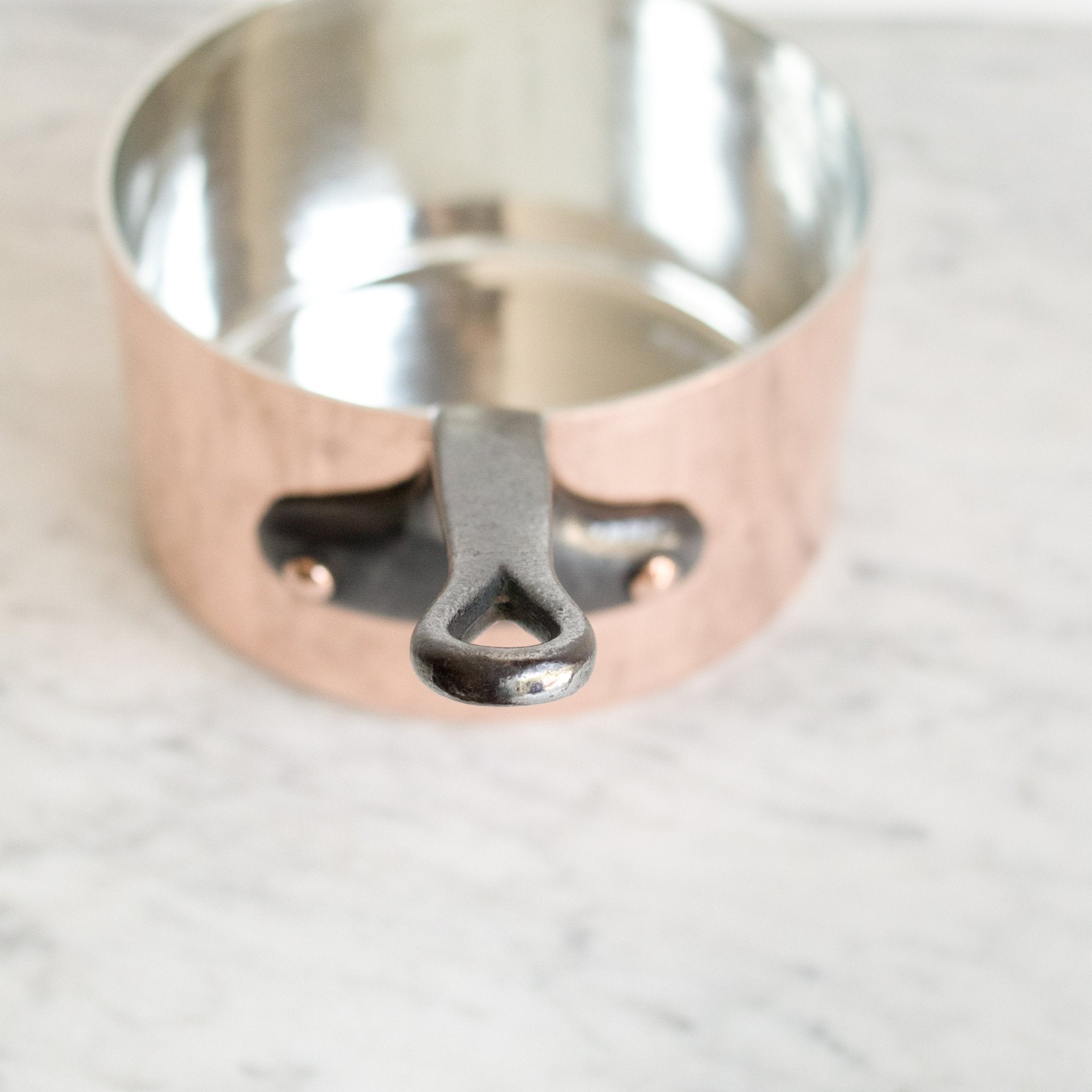 Heavy Hammered Copper Pot - elsie green - the french kitchen