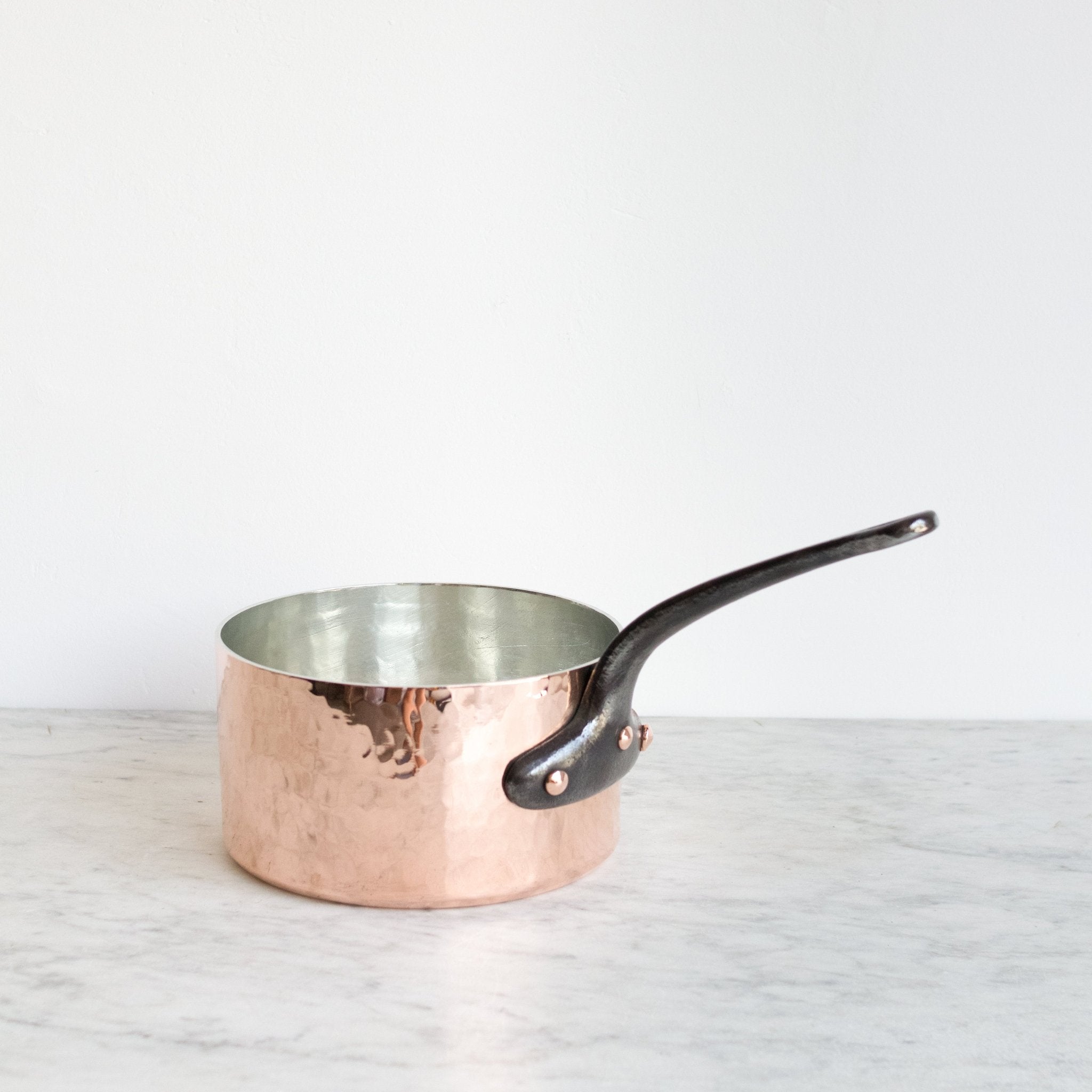 Heavy Hammered Copper Pot - elsie green - the french kitchen