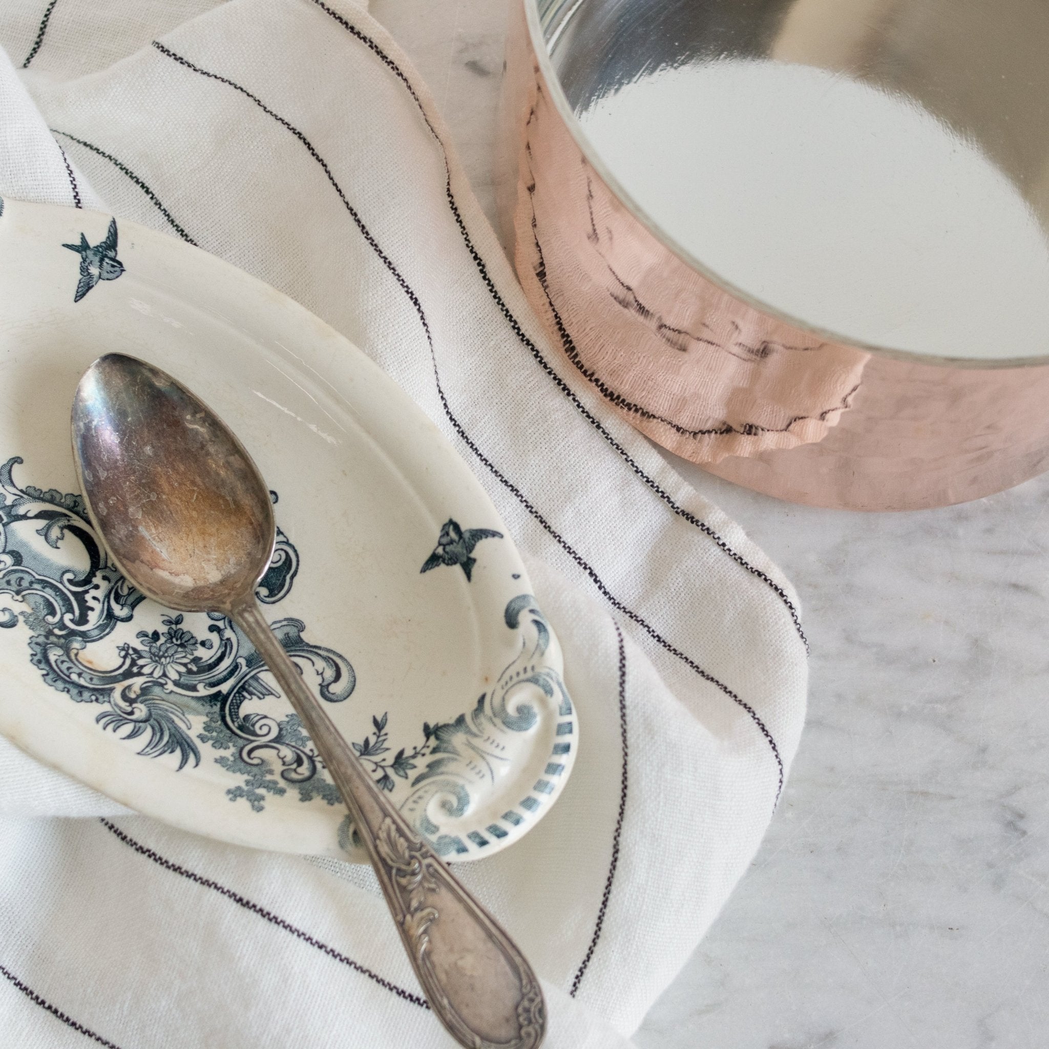 Heavy Hammered Copper Pot - elsie green - the french kitchen