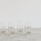 Heavy Sham Bar Glass Set of 4 - elsie green - the french kitchen