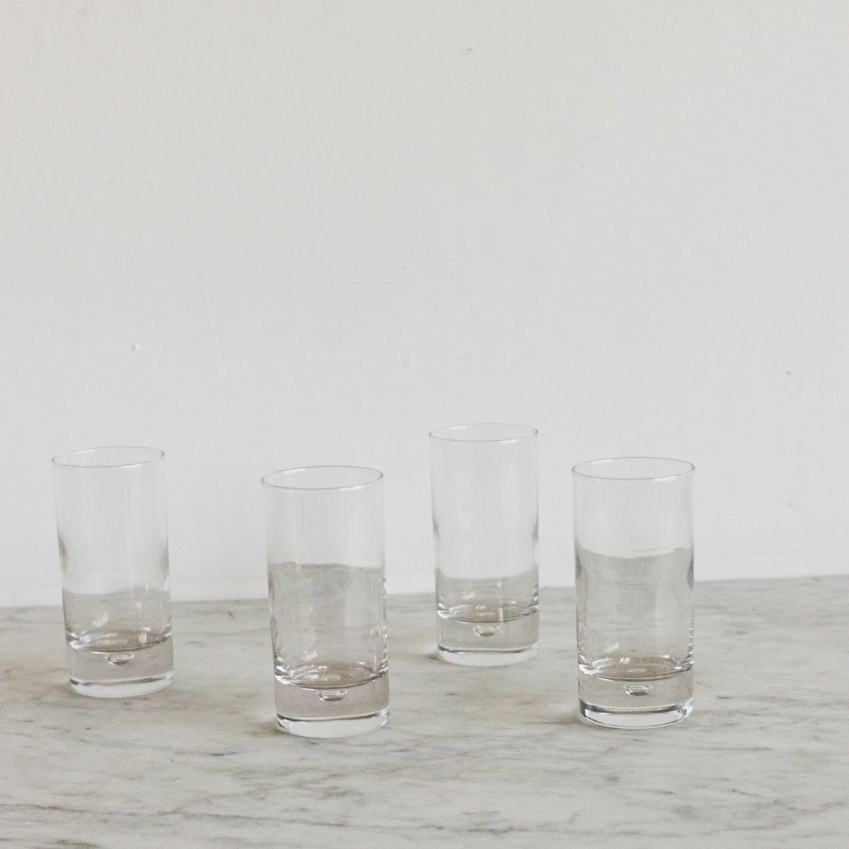 Heavy Sham Bar Glass Set of 4 - elsie green - the french kitchen