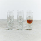 Heavy Sham Crystal Shot Glass Set of 6 - elsie green - the french kitchen