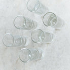 Heavy Sham Crystal Shot Glass Set of 6 - elsie green - the french kitchen