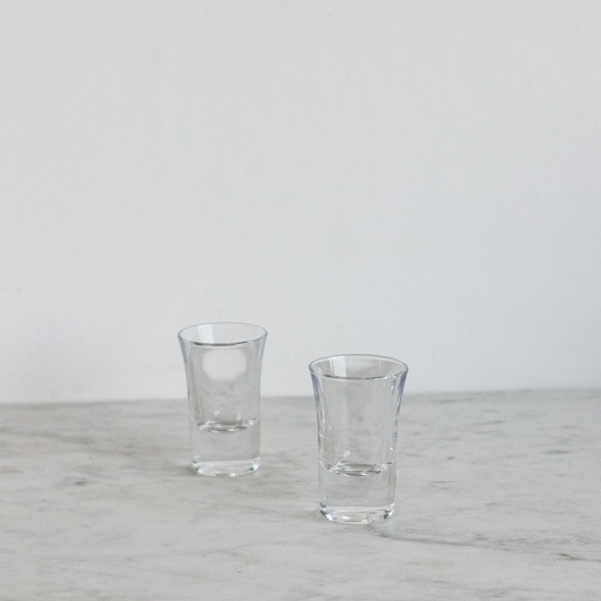 Heavy Sham Shot Glass Set of 4 - elsie green - the french kitchen