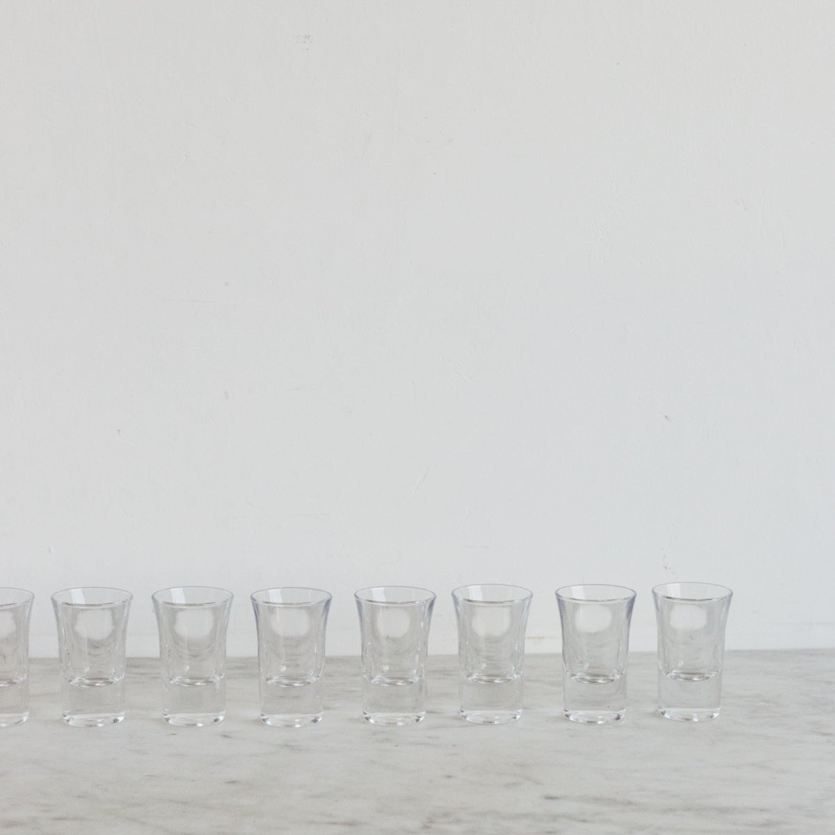 Heavy Sham Shot Glass Set of 4 - elsie green - the french kitchen