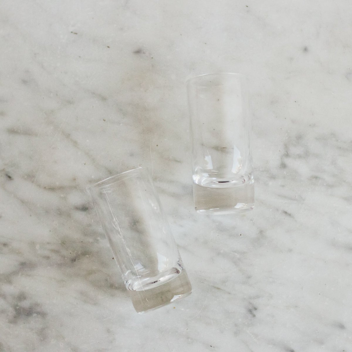 Heavy Sham Shot Glass Set of 6 - elsie green - the french kitchen