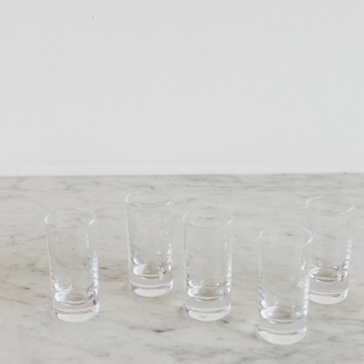 Heavy Sham Shot Glass Set of 6 - elsie green - the french kitchen