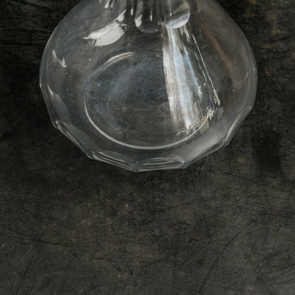 Heavy Vintage Crystal Decanter - elsie green - The French Kitchen