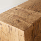 Hewn Beam Reclaimed Wood Console - elsie green - reclaimed wood furniture