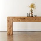 Hewn Beam Reclaimed Wood Console - elsie green - reclaimed wood furniture
