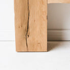Hewn Beam Reclaimed Wood Console - elsie green - reclaimed wood furniture