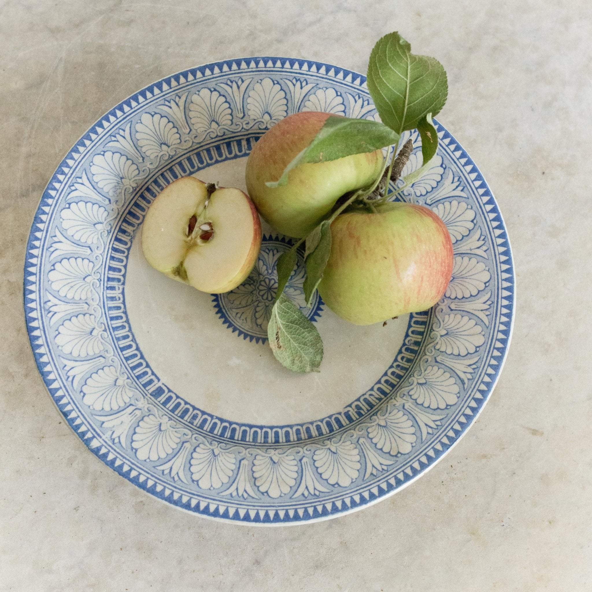 Honeysuckle Transferware Cake Stand - elsie green - The French Kitchen