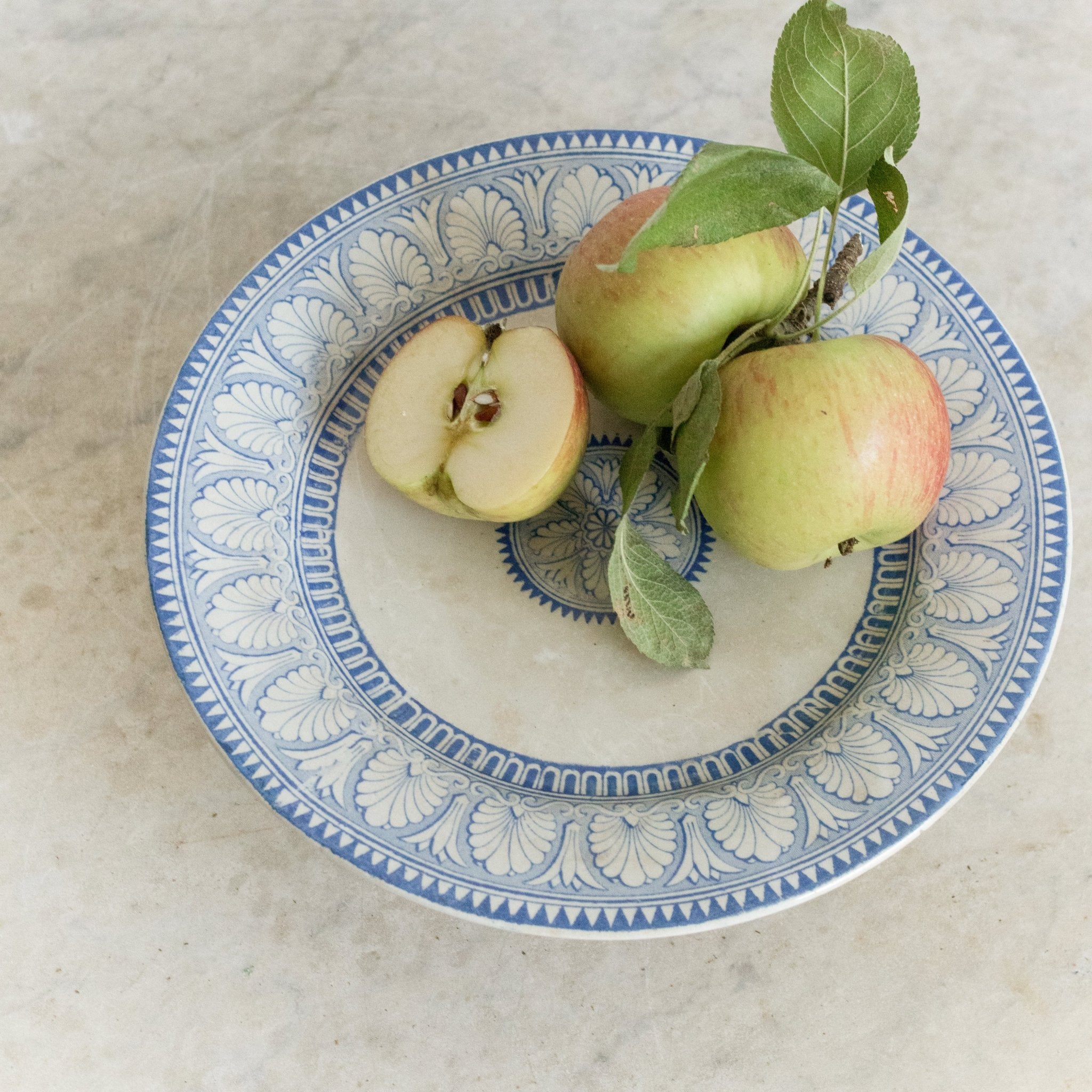 Honeysuckle Transferware Cake Stand - elsie green - The French Kitchen