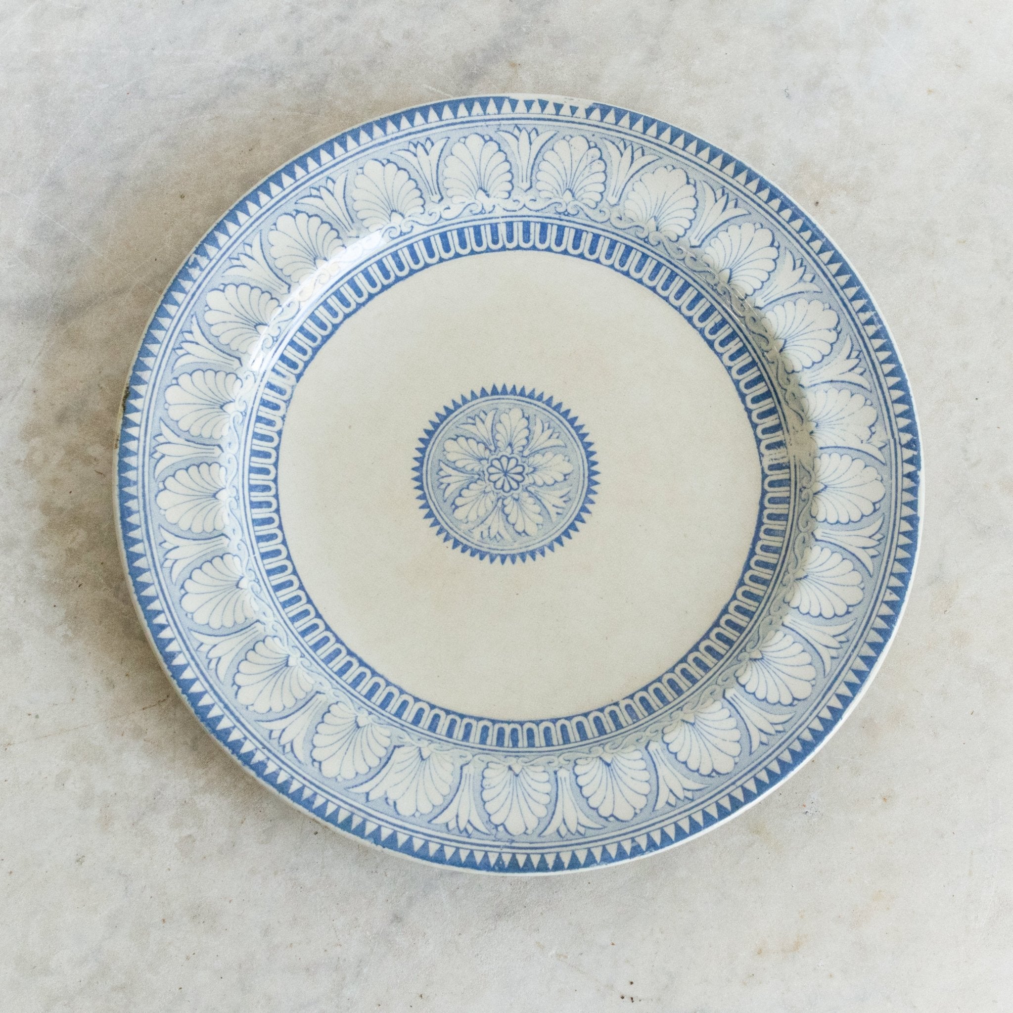 Honeysuckle Transferware Dinner Plate Set Of 4 - elsie green - The French Kitchen