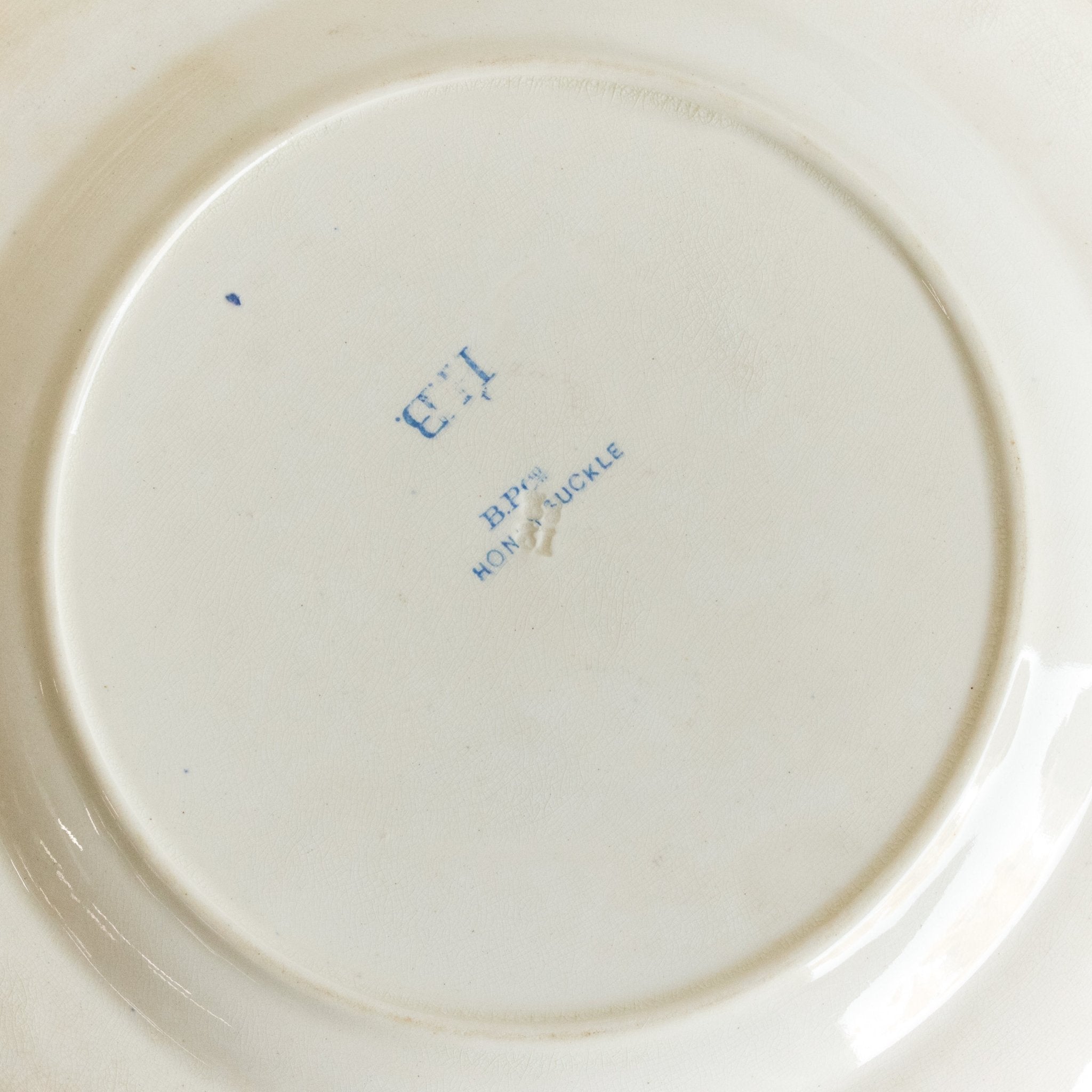 Honeysuckle Transferware Dinner Plate Set Of 4 - elsie green - The French Kitchen