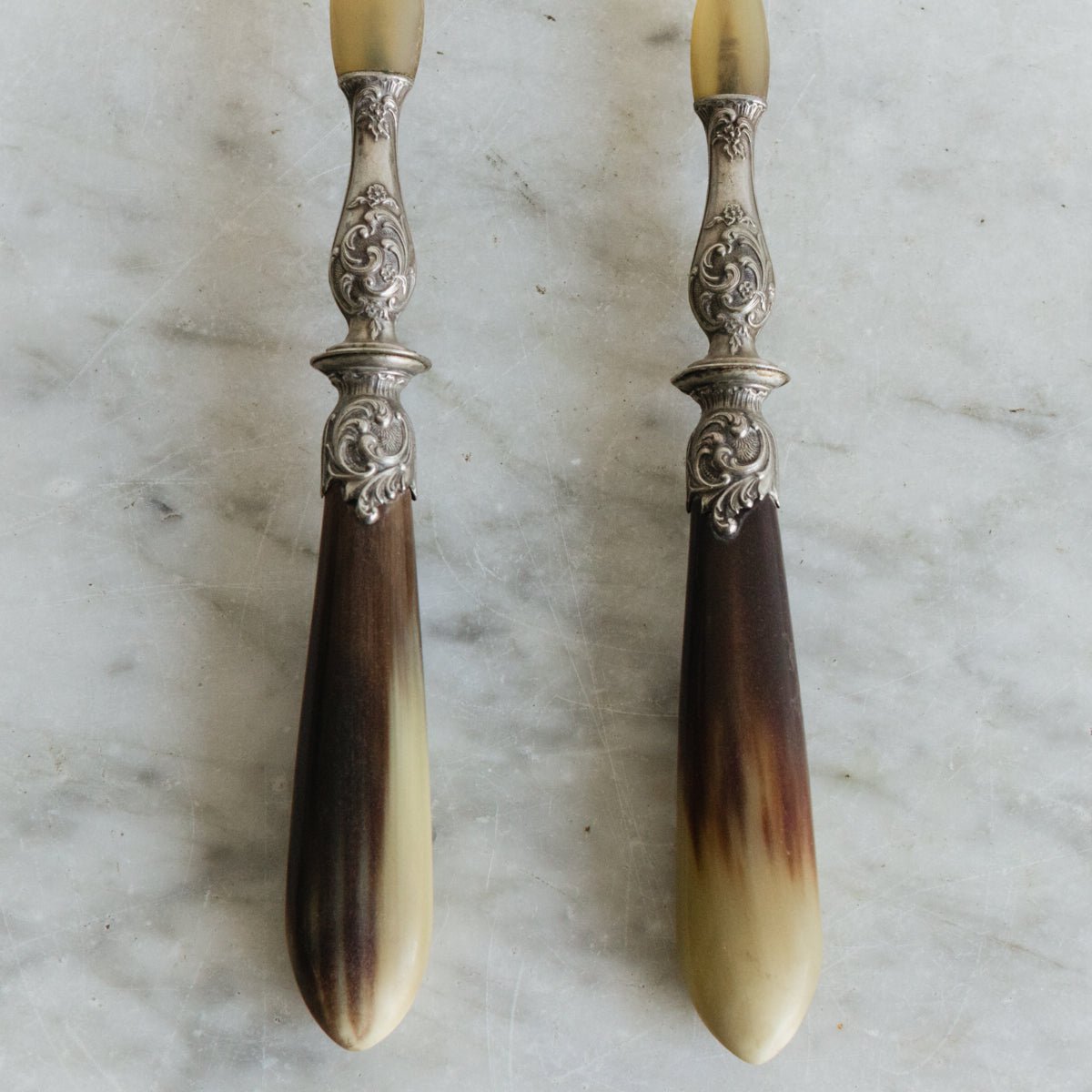 Horn and Silver Serving Set - elsie green - the french kitchen