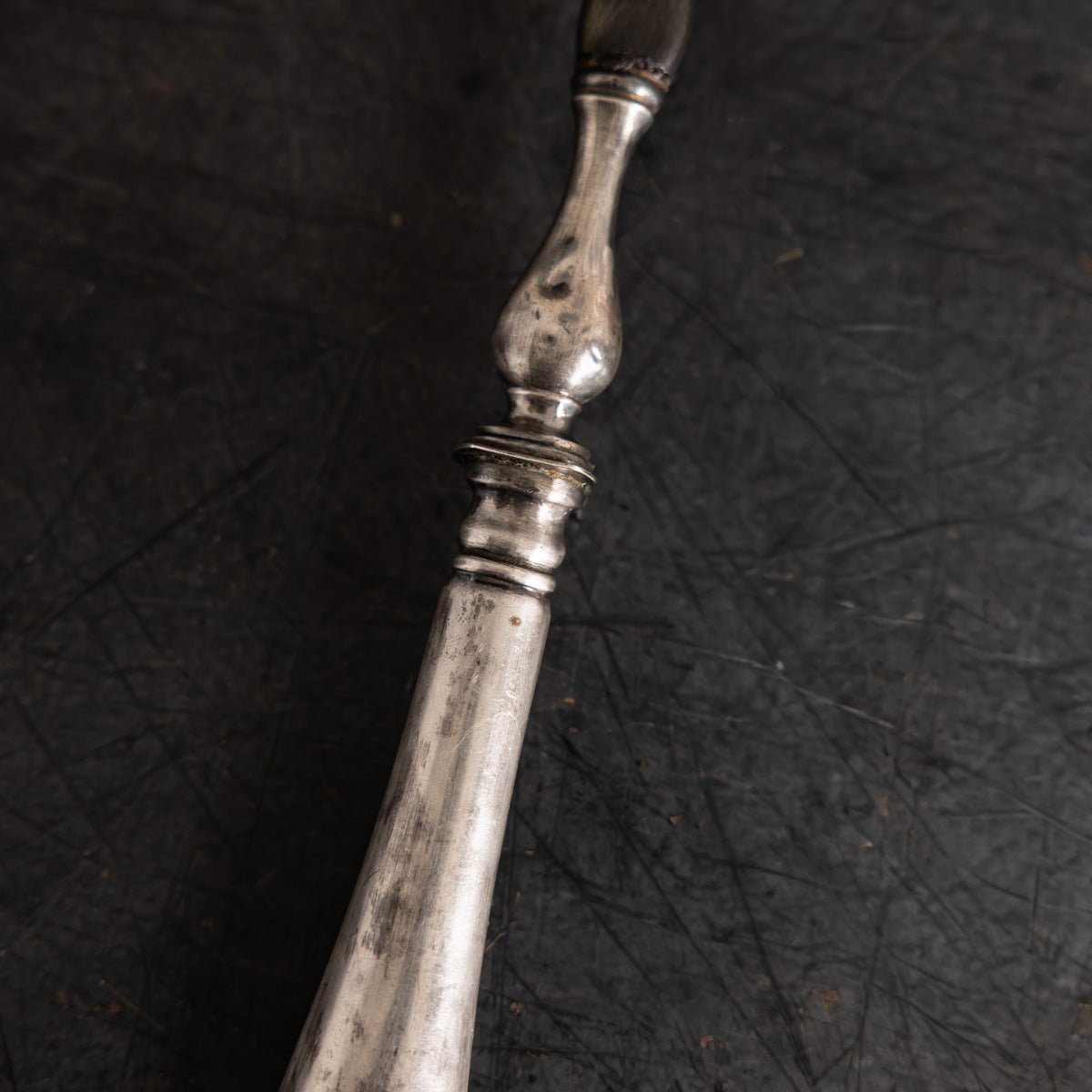 Horn & Silver Serving Spoon - elsie green - the french kitchen