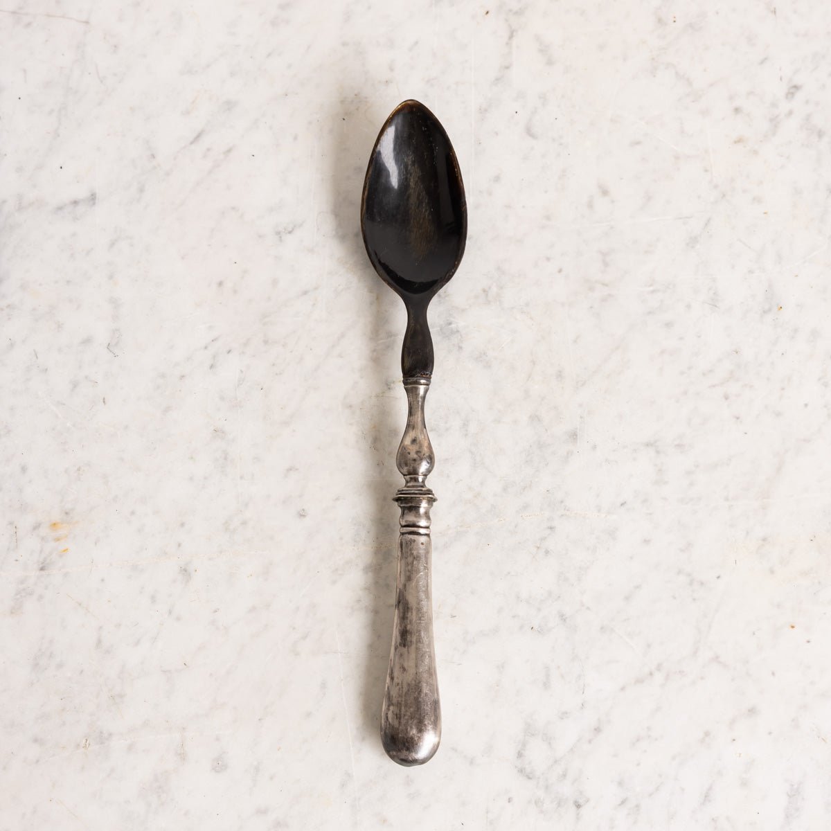 Horn & Silver Serving Spoon - elsie green - the french kitchen