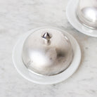 Hotel Silver Dome with Porcelain Plate - elsie green - the french kitchen