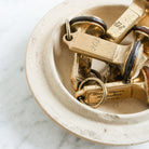 Hotel Ulysse Brass Key Chain - elsie green - decor