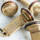 Hotel Ulysse Brass Key Chain - elsie green - decor