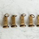 Hotel Ulysse Brass Key Chain - elsie green - decor
