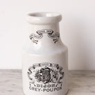 Imprinted Ironstone Mustard Pot - elsie green - The French Kitchen