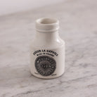 Imprinted Ironstone Mustard Pot - elsie green - the french kitchen