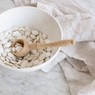 Ironstone Cafe Bowl with Wood Spoon - elsie green - The French Kitchen