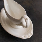 Ironstone Gravy Boat With Saucer - elsie green - The French Kitchen
