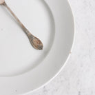 Ironstone Serving Platter with Louis XVI Neoclassical Serving Fork - elsie green - The French Kitchen