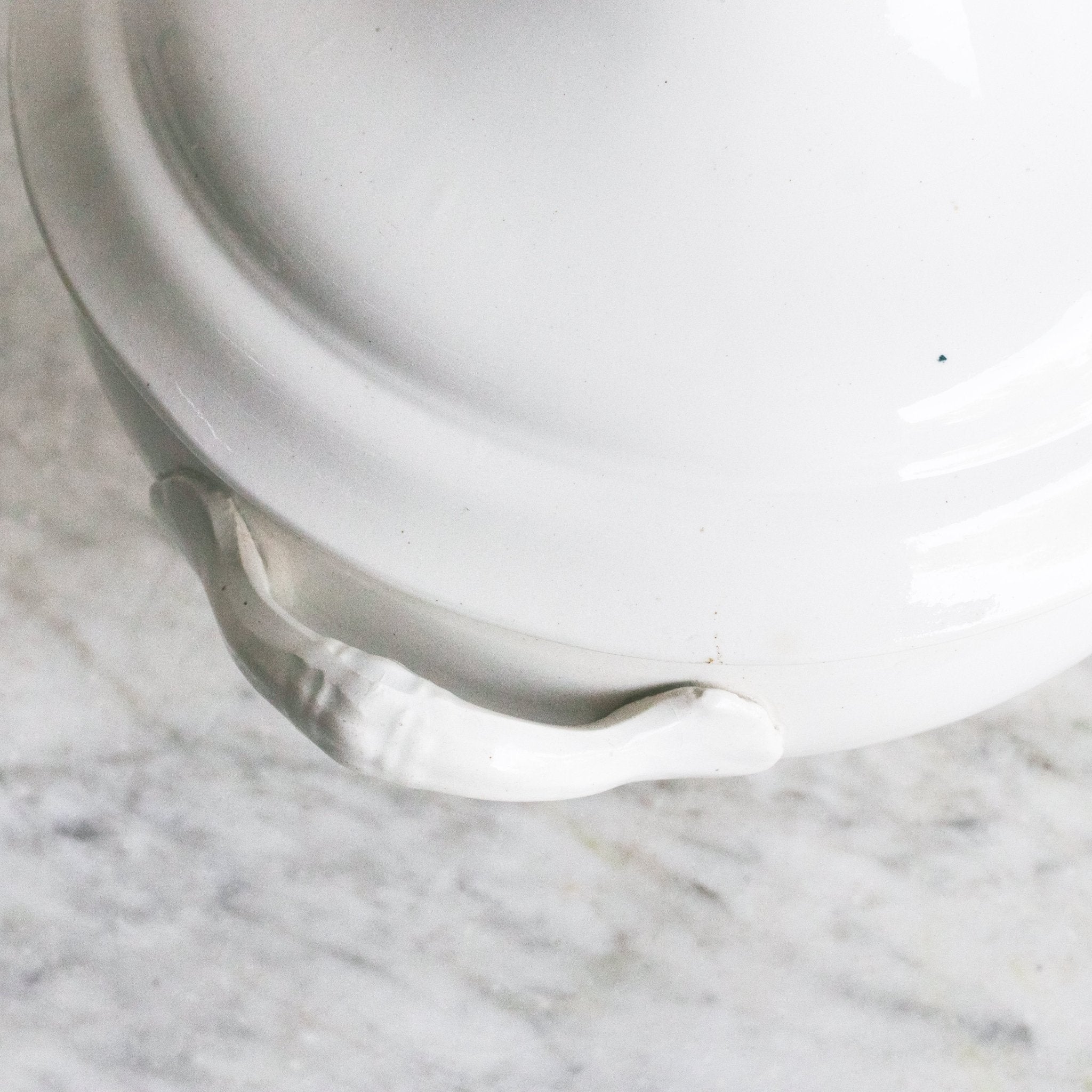 Ironstone Tureen With Acanthus Handle - elsie green - The French Kitchen