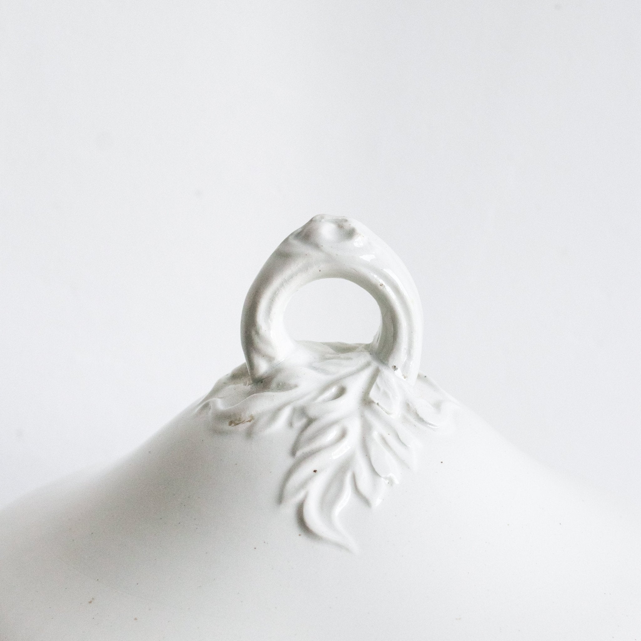 Ironstone Tureen With Acanthus Handle - elsie green - The French Kitchen