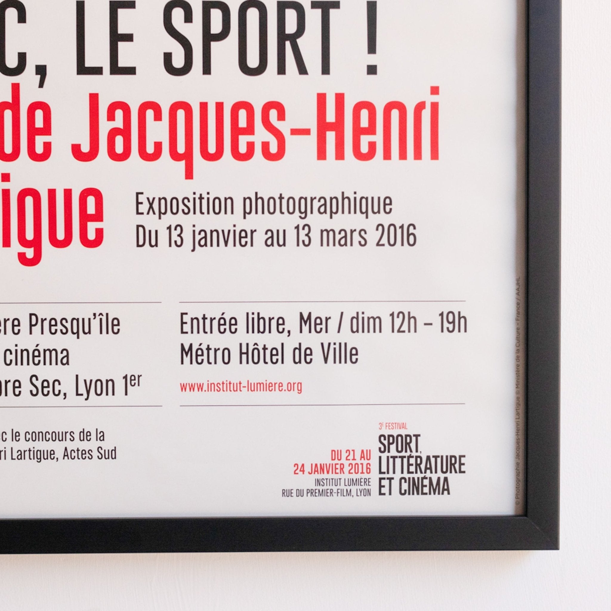 Jacques - Henri Lartigue Retrospective Advertisement | Framed - elsie green - Art