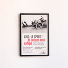 Jacques - Henri Lartigue Retrospective Advertisement | Framed - elsie green - Art