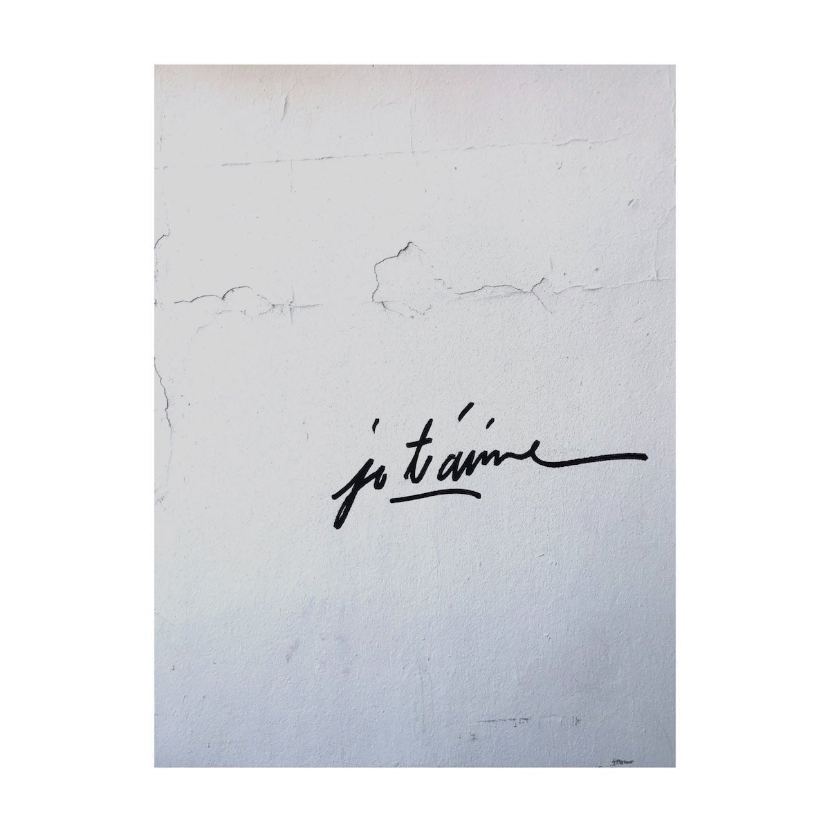 Je T'aime Printed Photograph - elsie green - Art