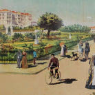 Juan les Pins, Antibes Travel Poster - elsie green - art