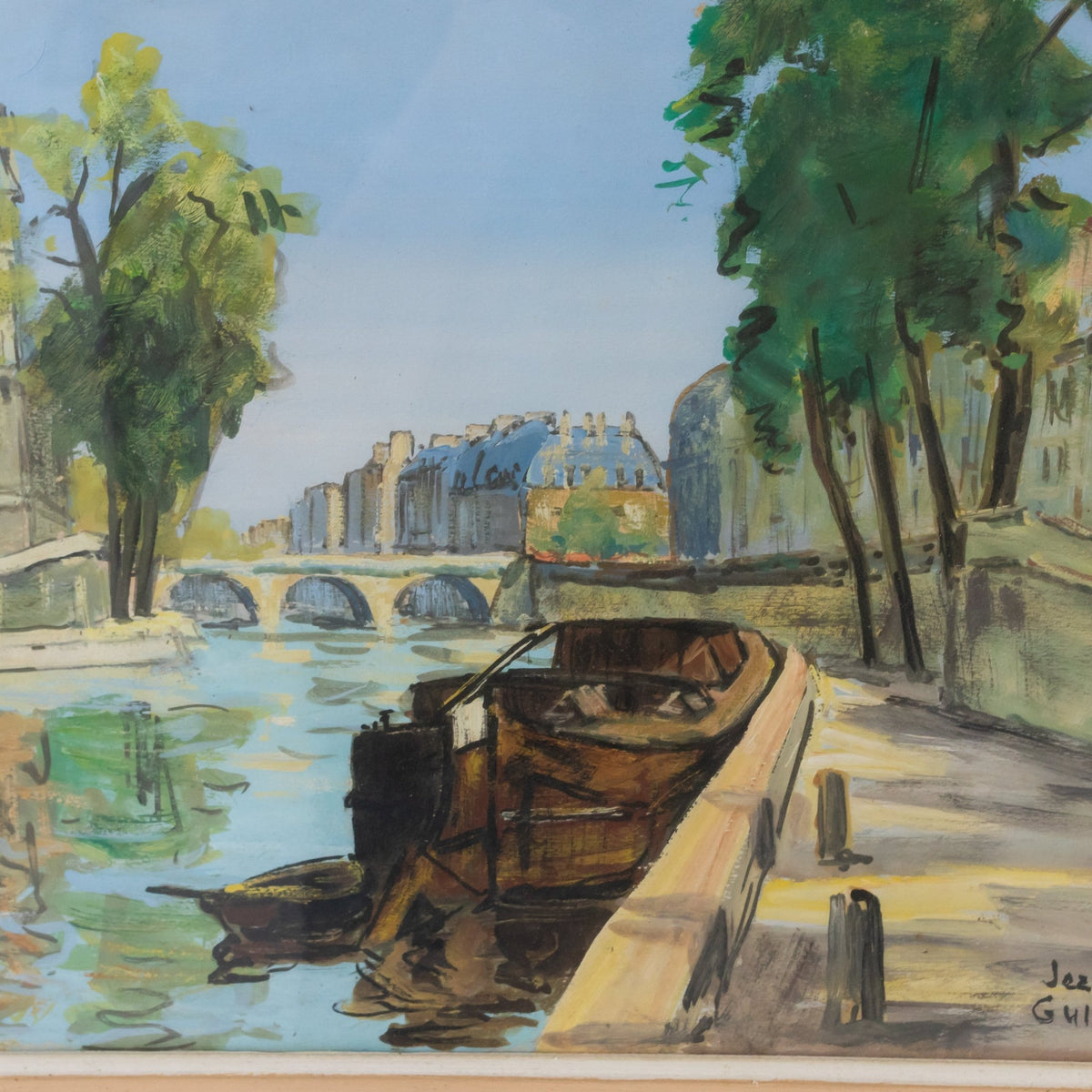 La Conciergerie et L’ile Saint Louis Oil Painting - elsie green - art