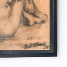 La Femme De Dos Drawing | Dated 1968 - elsie green - Art