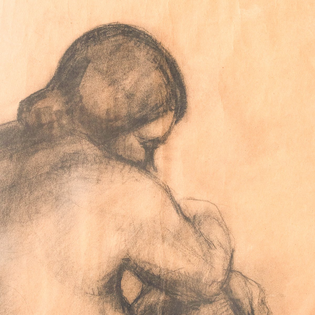 La Femme De Dos Drawing | Dated 1968 - elsie green - Art