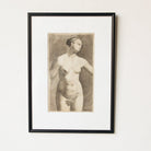 La Femme et Sa Feuille de Vigne Lithograph - elsie green - art