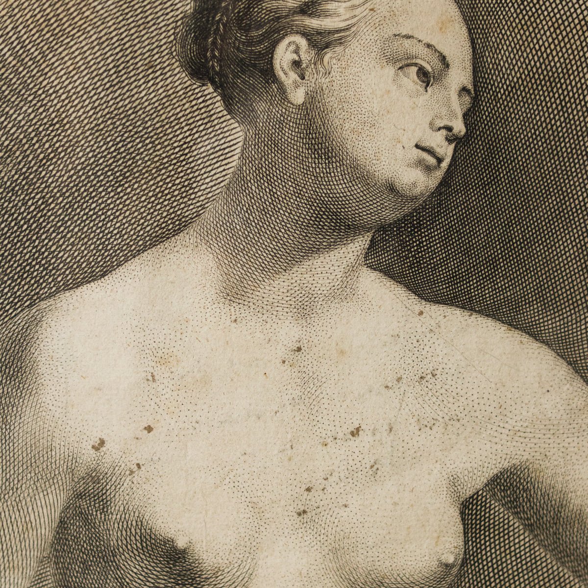 La Femme et Sa Feuille de Vigne Lithograph - elsie green - art