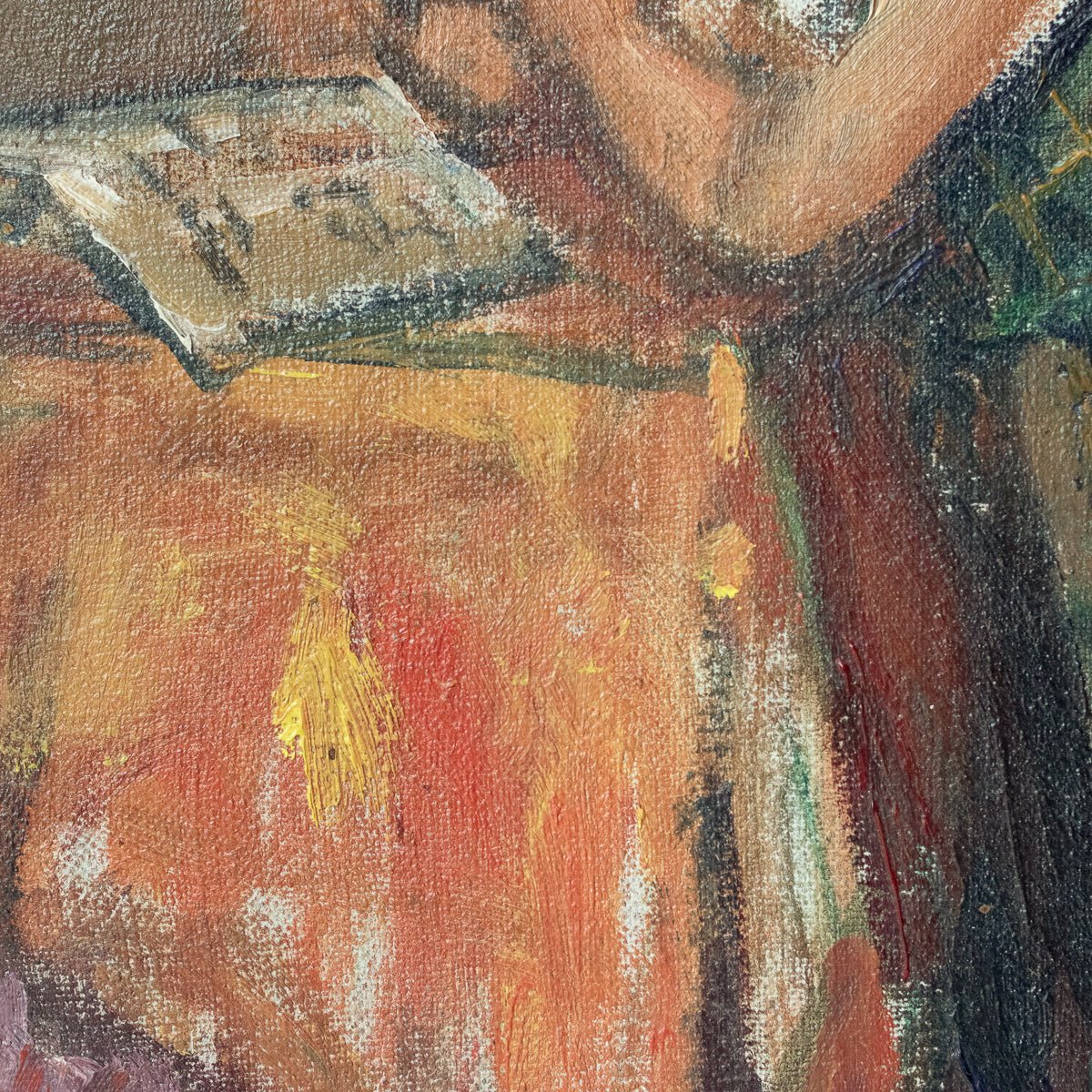 La Lecture Oil Painting - elsie green - Art