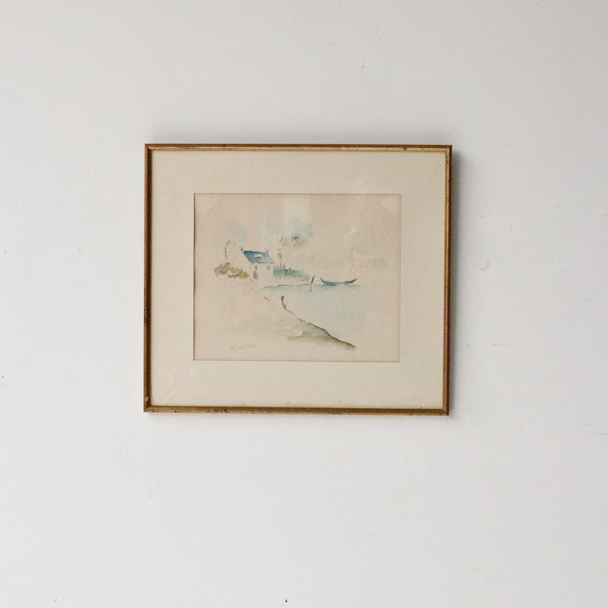 La Maison Bleue Watercolor Painting - elsie green - Art