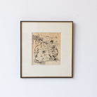 La Petanque Vintage Drawing - elsie green - art