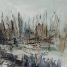 La Riviére en Hiver Watercolor Painting - elsie green - art